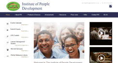 Desktop Screenshot of peopledev.co.za